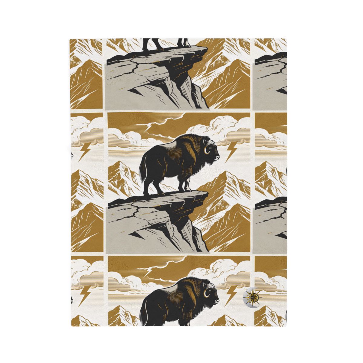HD Thunder Ridge Velveteen Plush Blanket