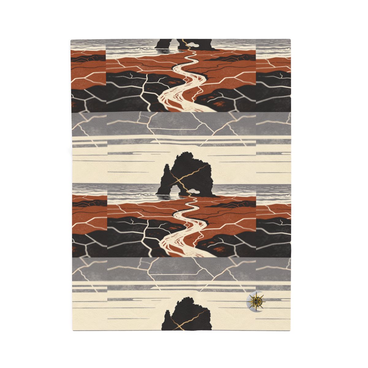 HD Copper Coast Arch Velveteen Plush Blanket