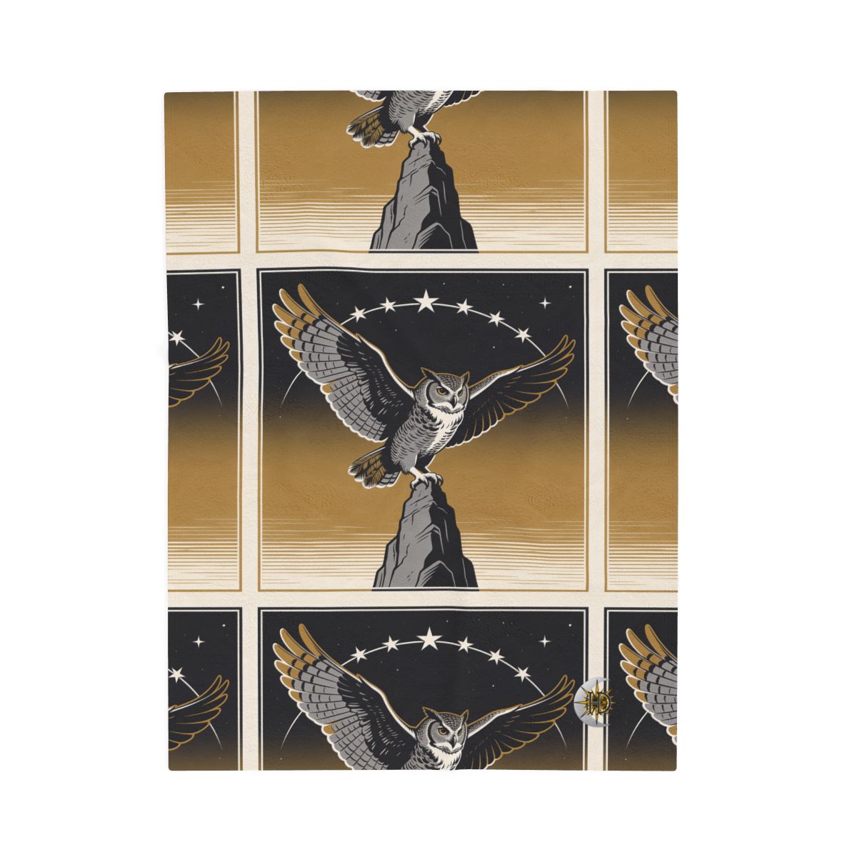 HD Golden Nightwatch Velveteen Plush Blanket