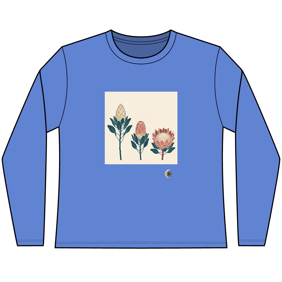 HD Protea Trio Women’s Long-Sleeve Blend Tee · XS / Heathered Royal · US 2