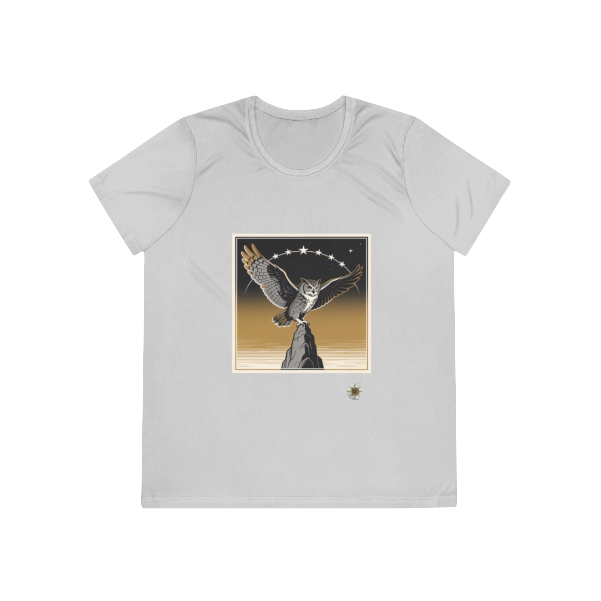HD Golden Nightwatch Women’s Performance Tee · Silver / XS · US 2