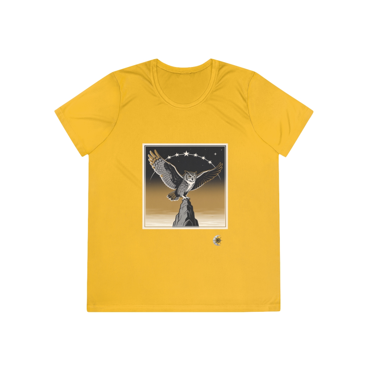 HD Golden Nightwatch Women’s Performance Tee · Gold / XS · US 2