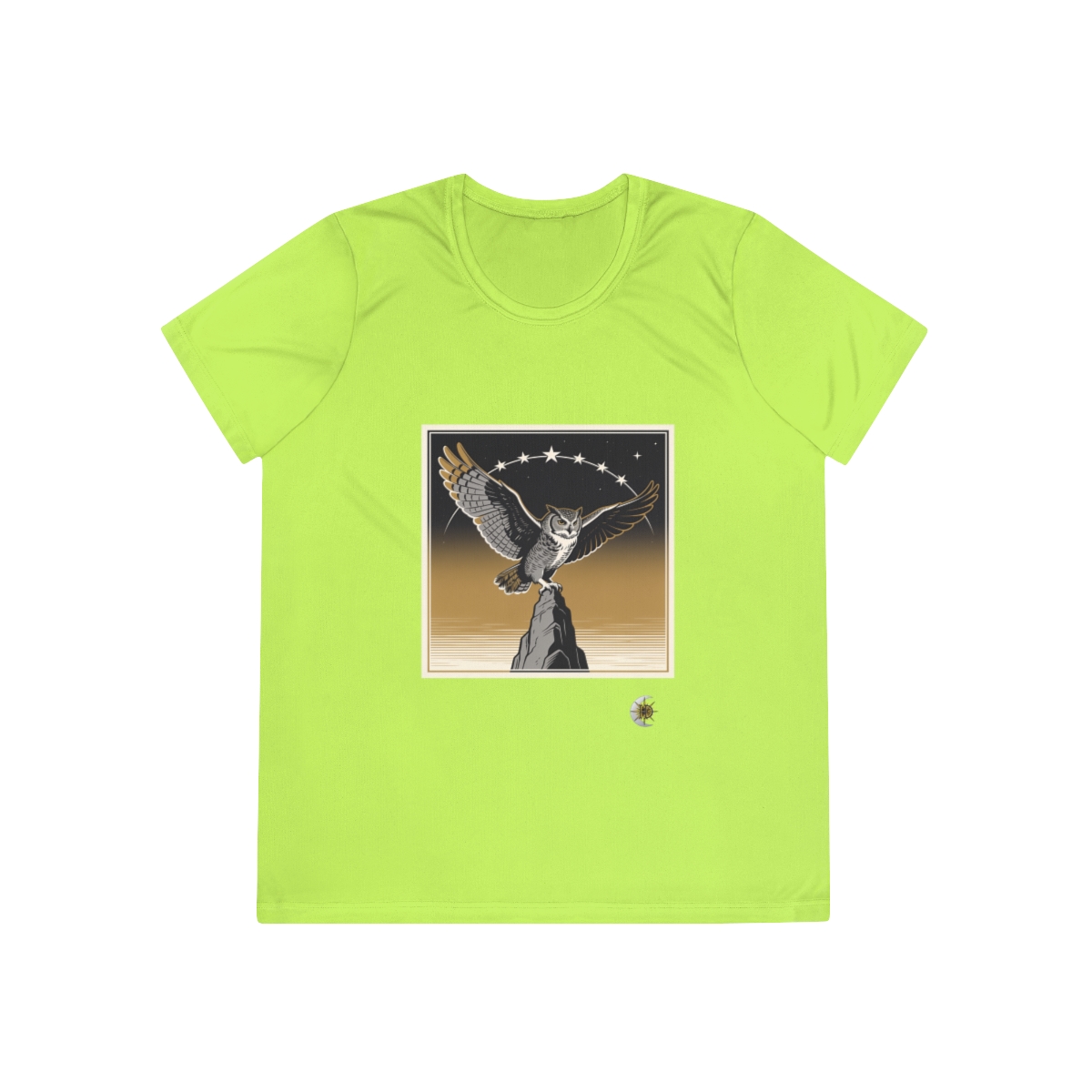HD Golden Nightwatch Women’s Performance Tee · Lime Shock / XS · US 2