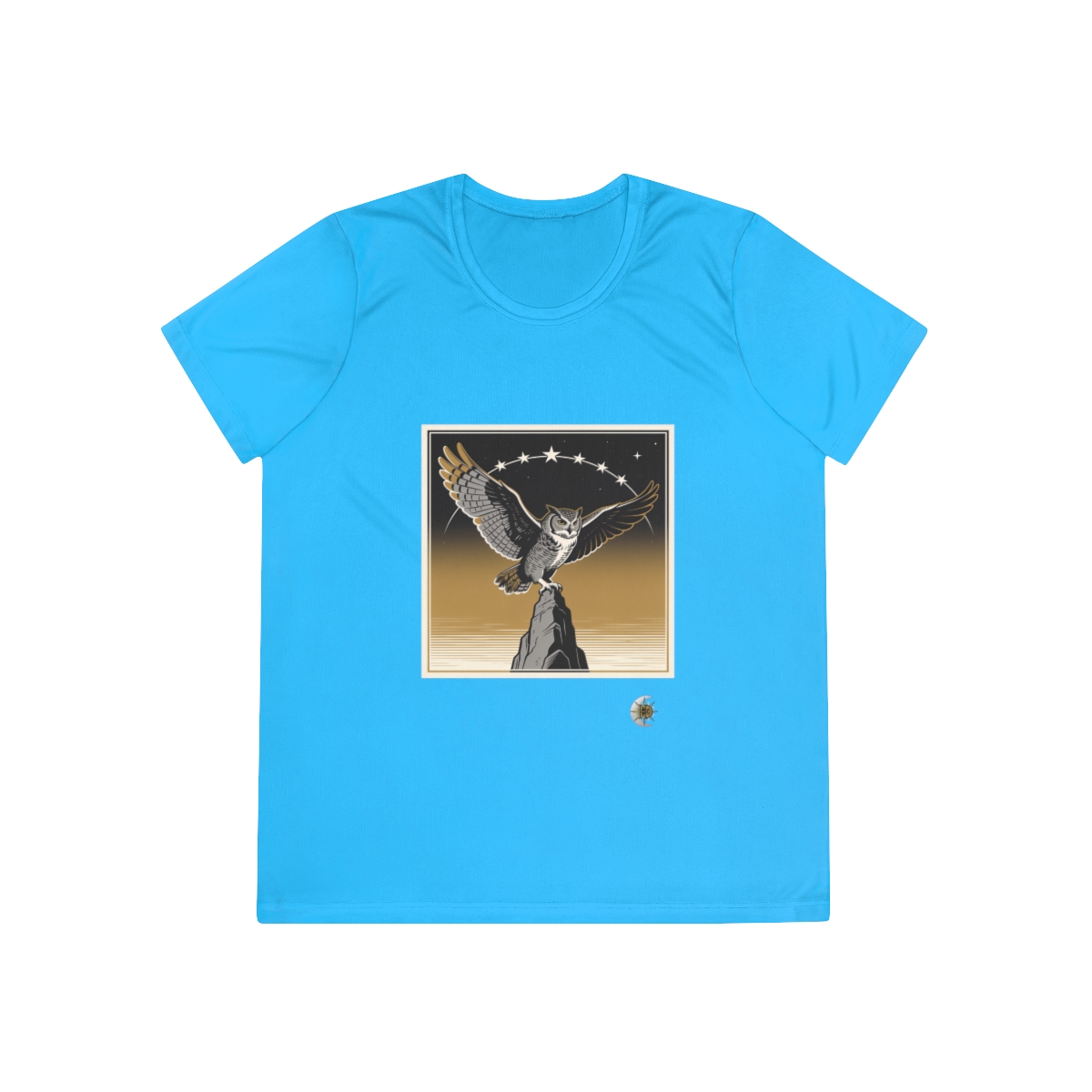 HD Golden Nightwatch Women’s Performance Tee · Atomic Blue / XS · US 2