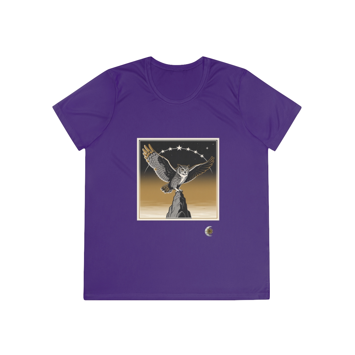 HD Golden Nightwatch Women’s Performance Tee · Purple / XS · US 2