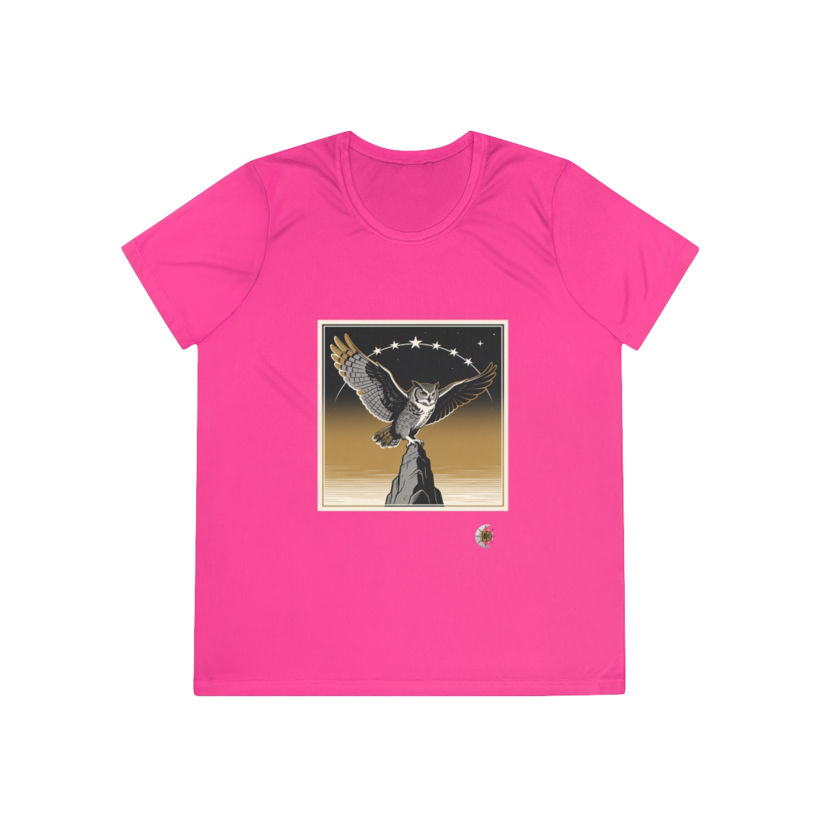 HD Golden Nightwatch Women’s Performance Tee · Neon Pink / XS · US 2