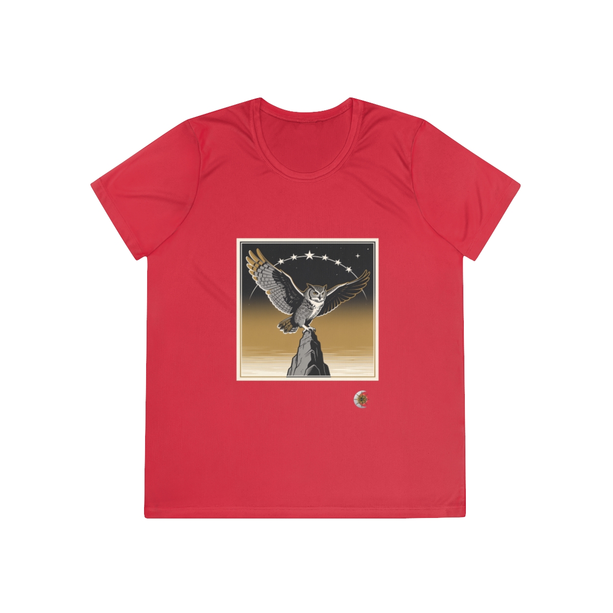 HD Golden Nightwatch Women’s Performance Tee · True Red / XS · US 2