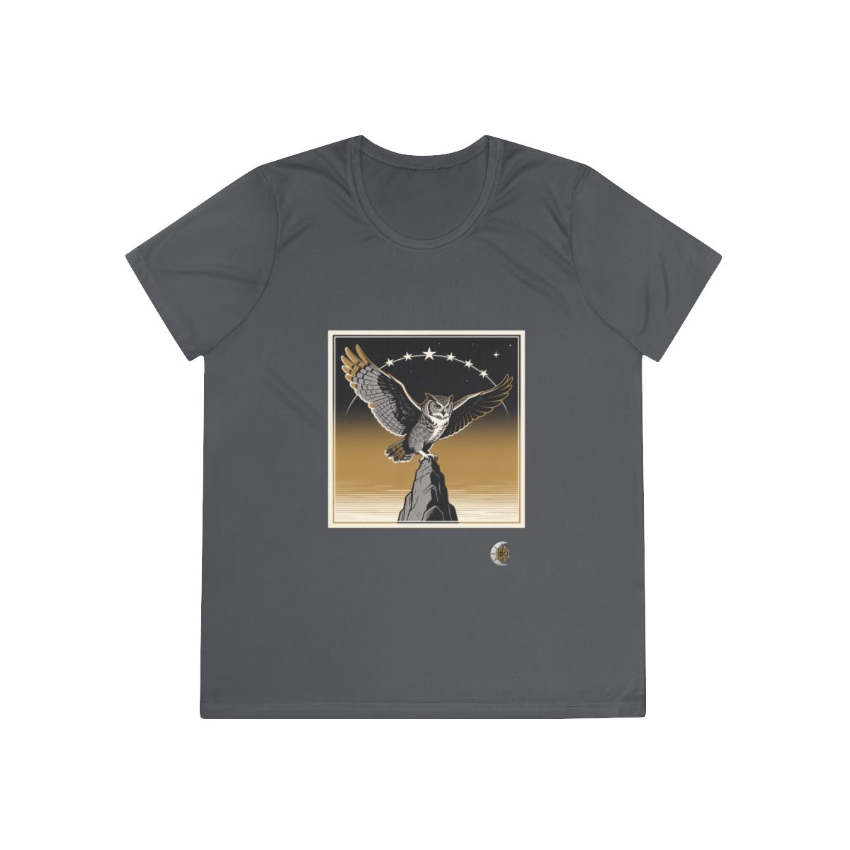 HD Golden Nightwatch Women’s Performance Tee · Iron Grey / XS · US 2