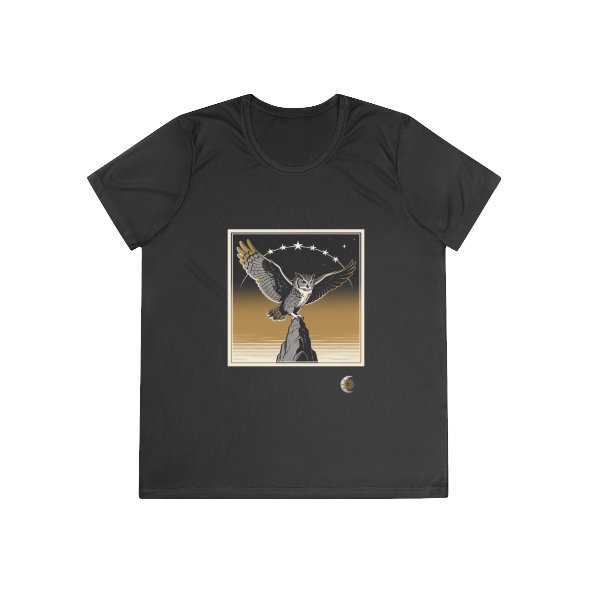 HD Golden Nightwatch Women’s Performance Tee · Black / XS · US 2