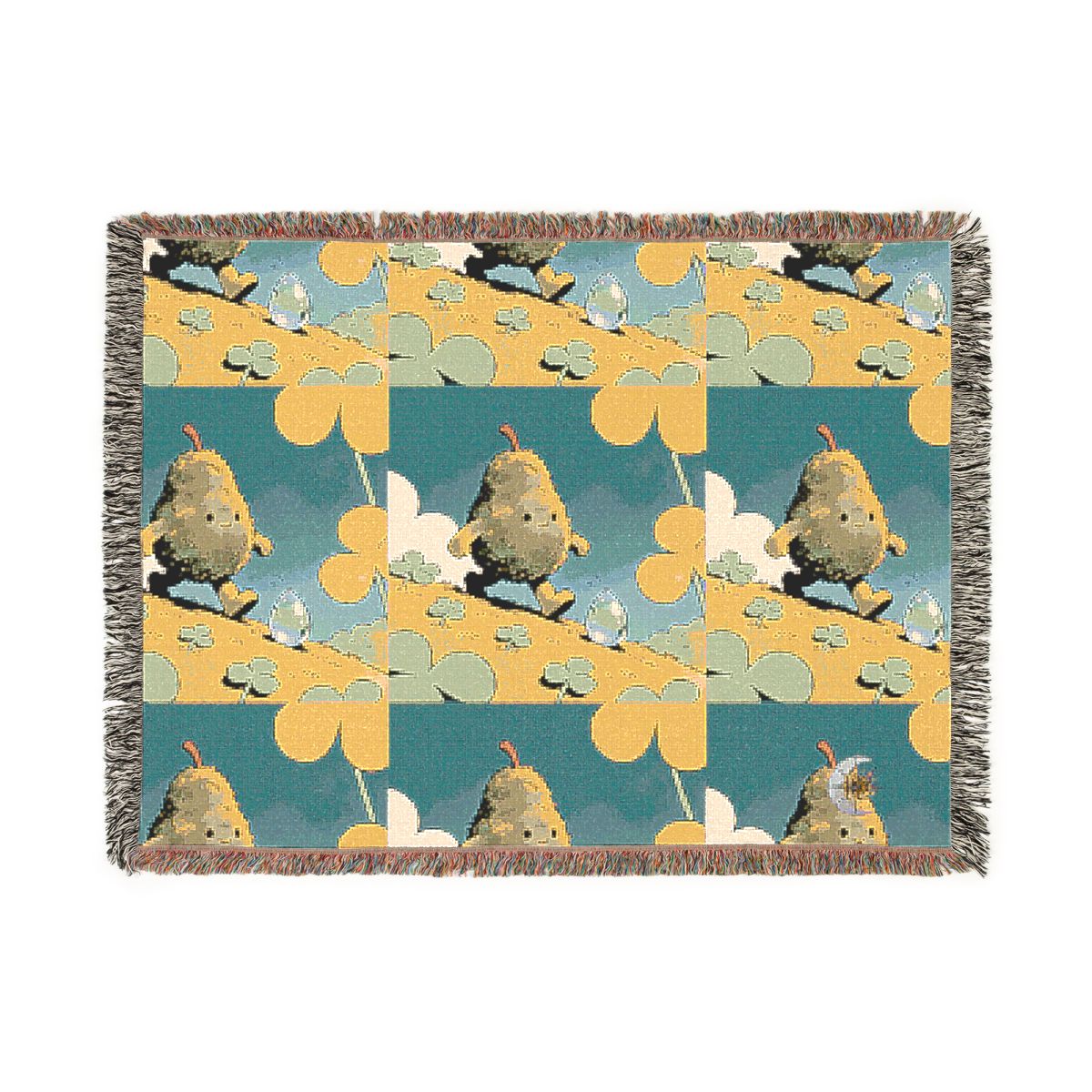 HD Dewdrop Rambler 100% Cotton Woven Blanket — additional view