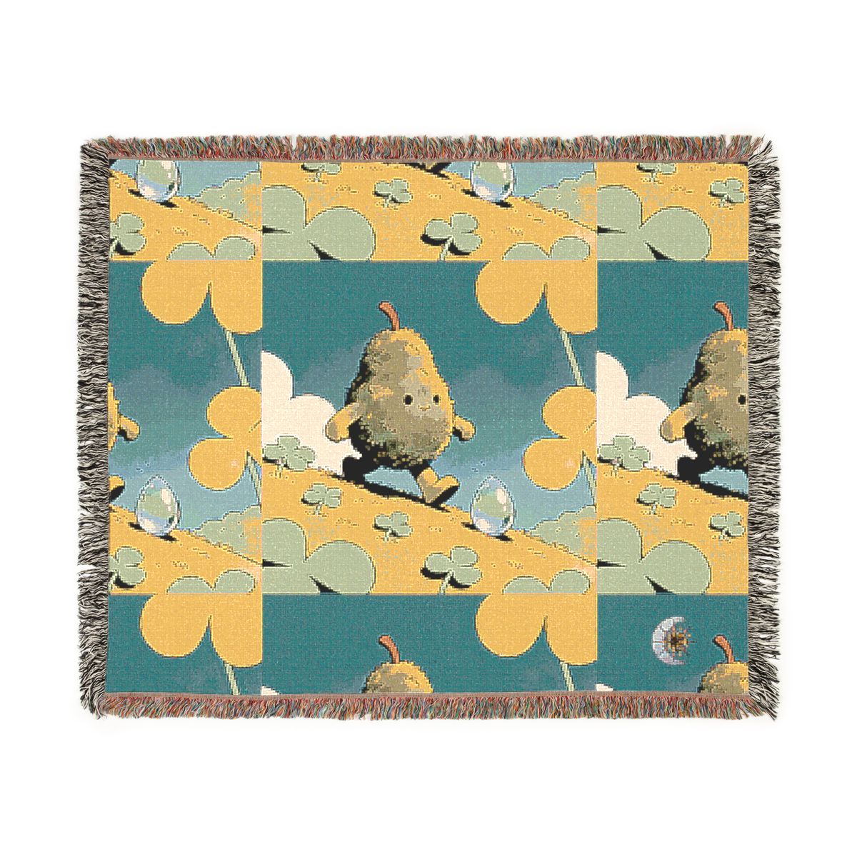 HD Dewdrop Rambler 100% Cotton Woven Blanket — additional view