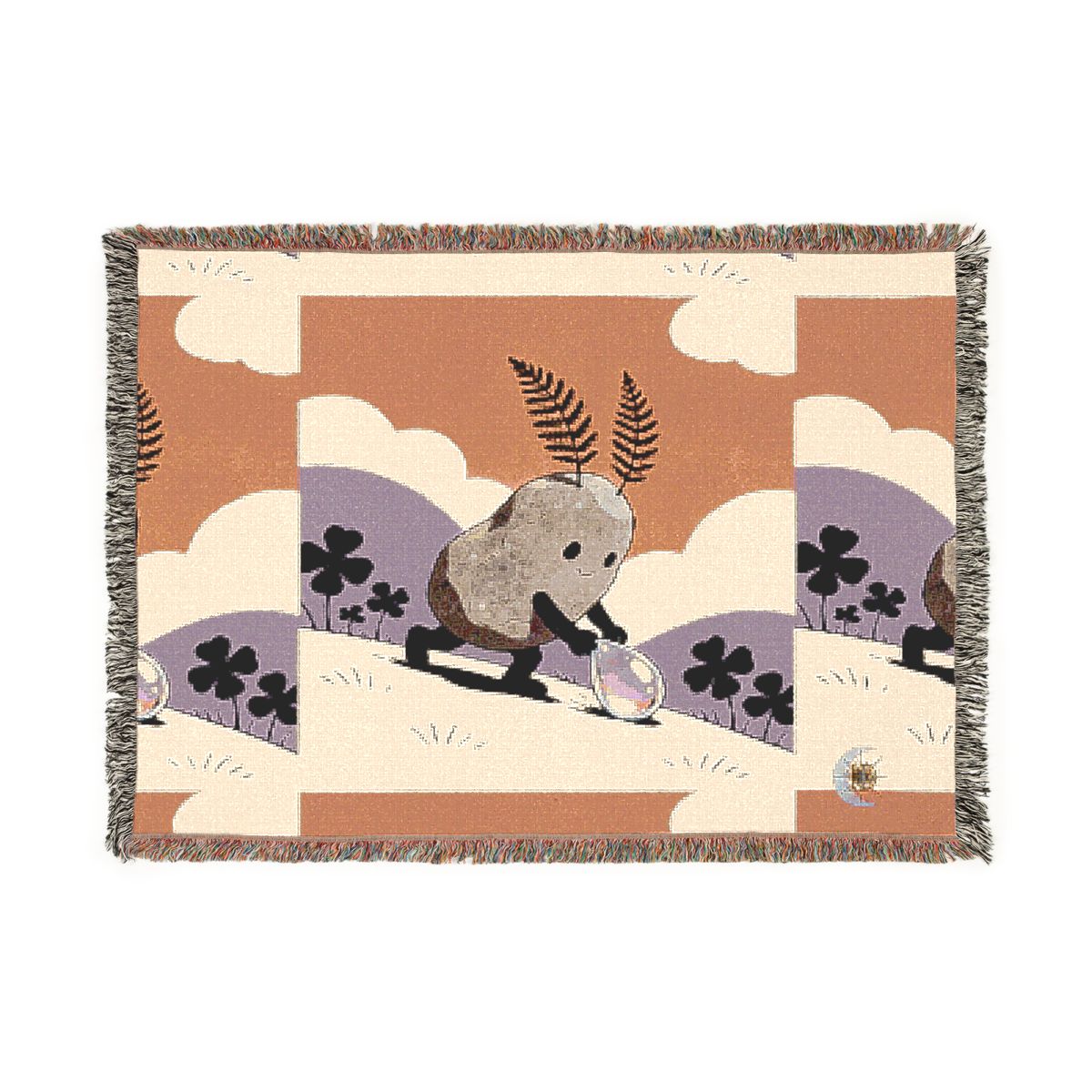 HD Pebble Gardener 100% Cotton Woven Blanket