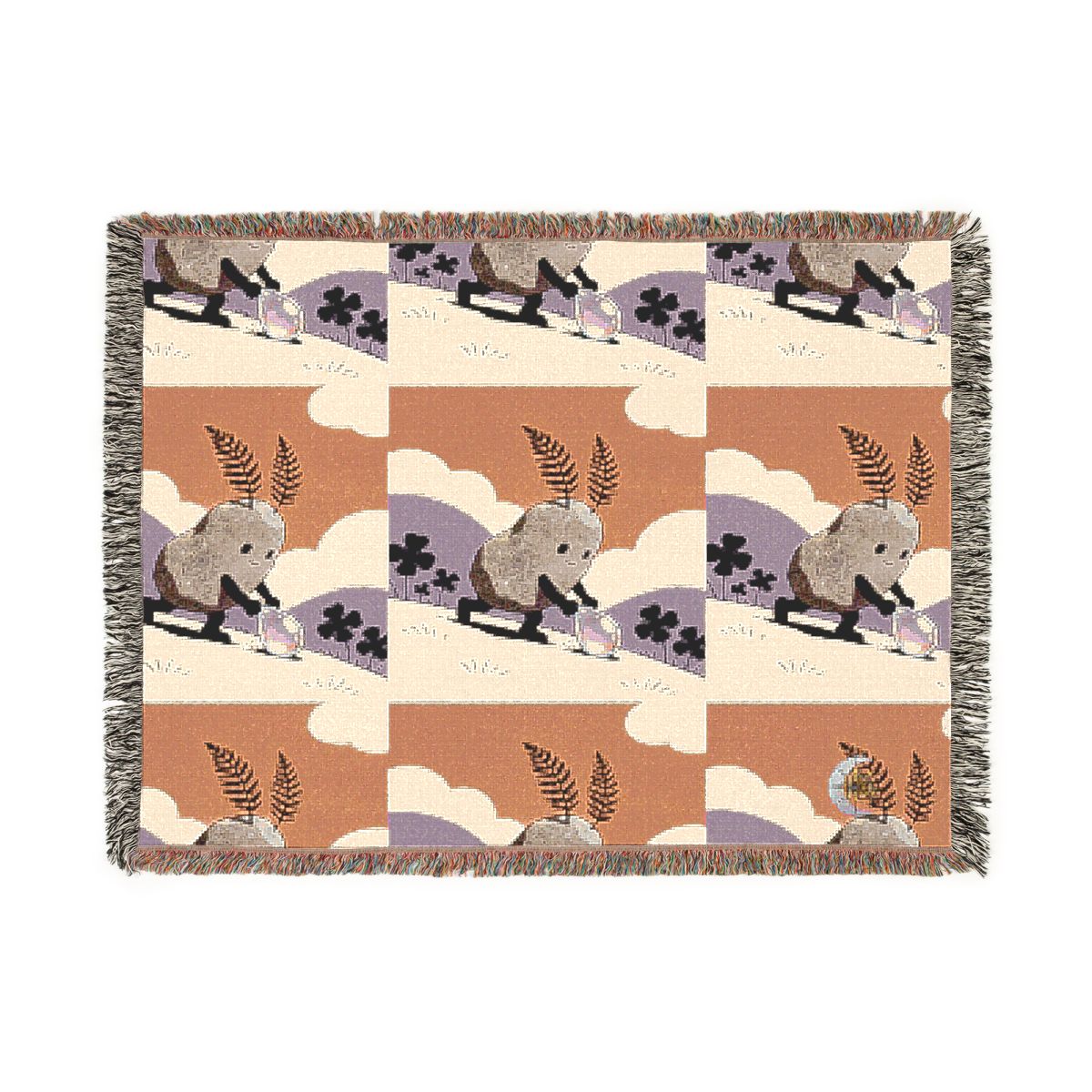 HD Pebble Gardener 100% Cotton Woven Blanket — additional view