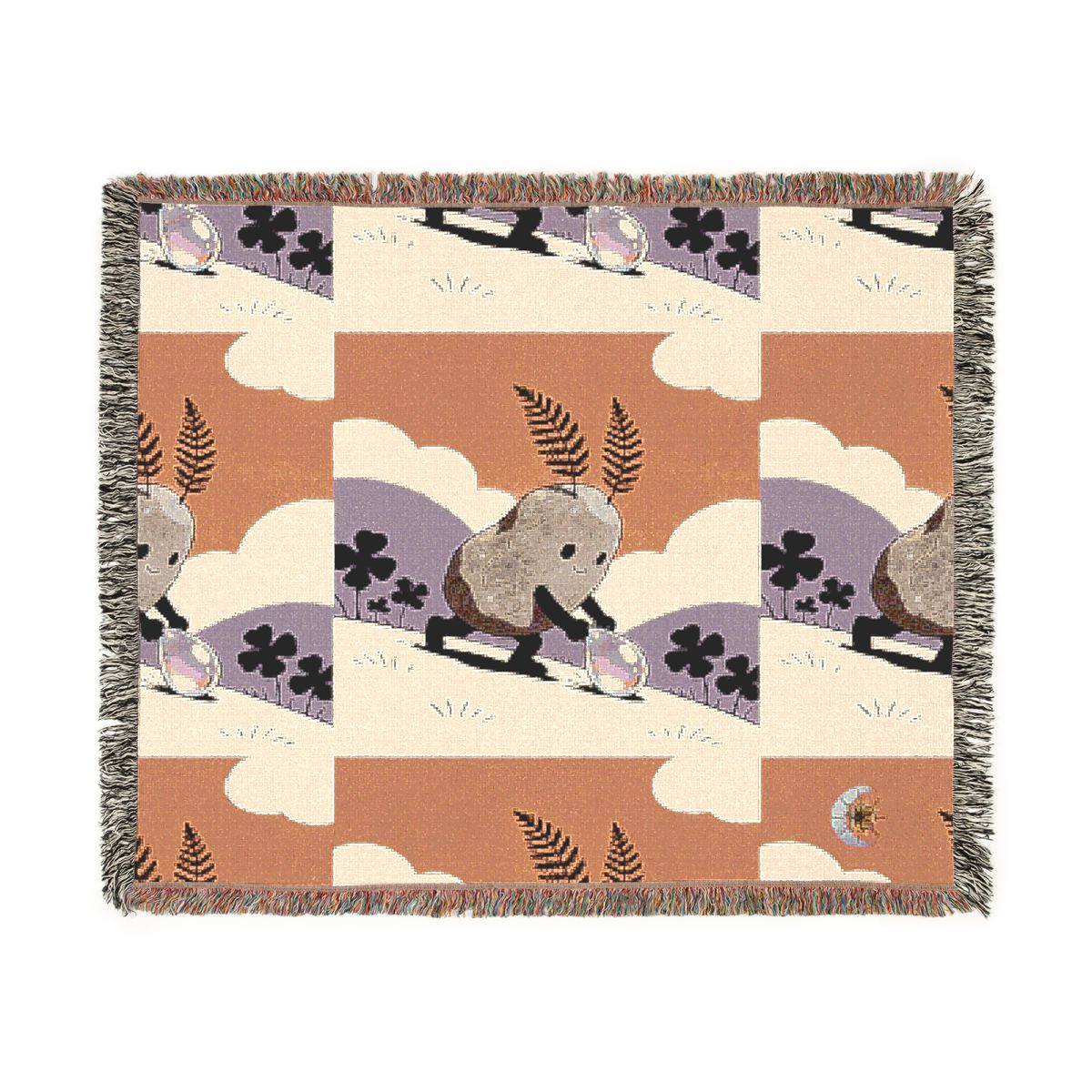 HD Pebble Gardener 100% Cotton Woven Blanket — additional view