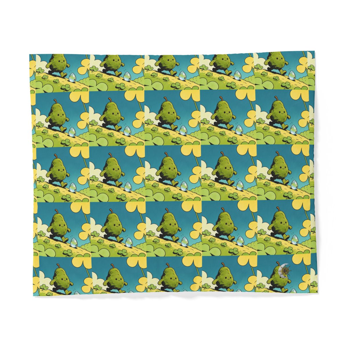 HD Dewdrop Rambler 100% Cotton Duvet Cover — additional view