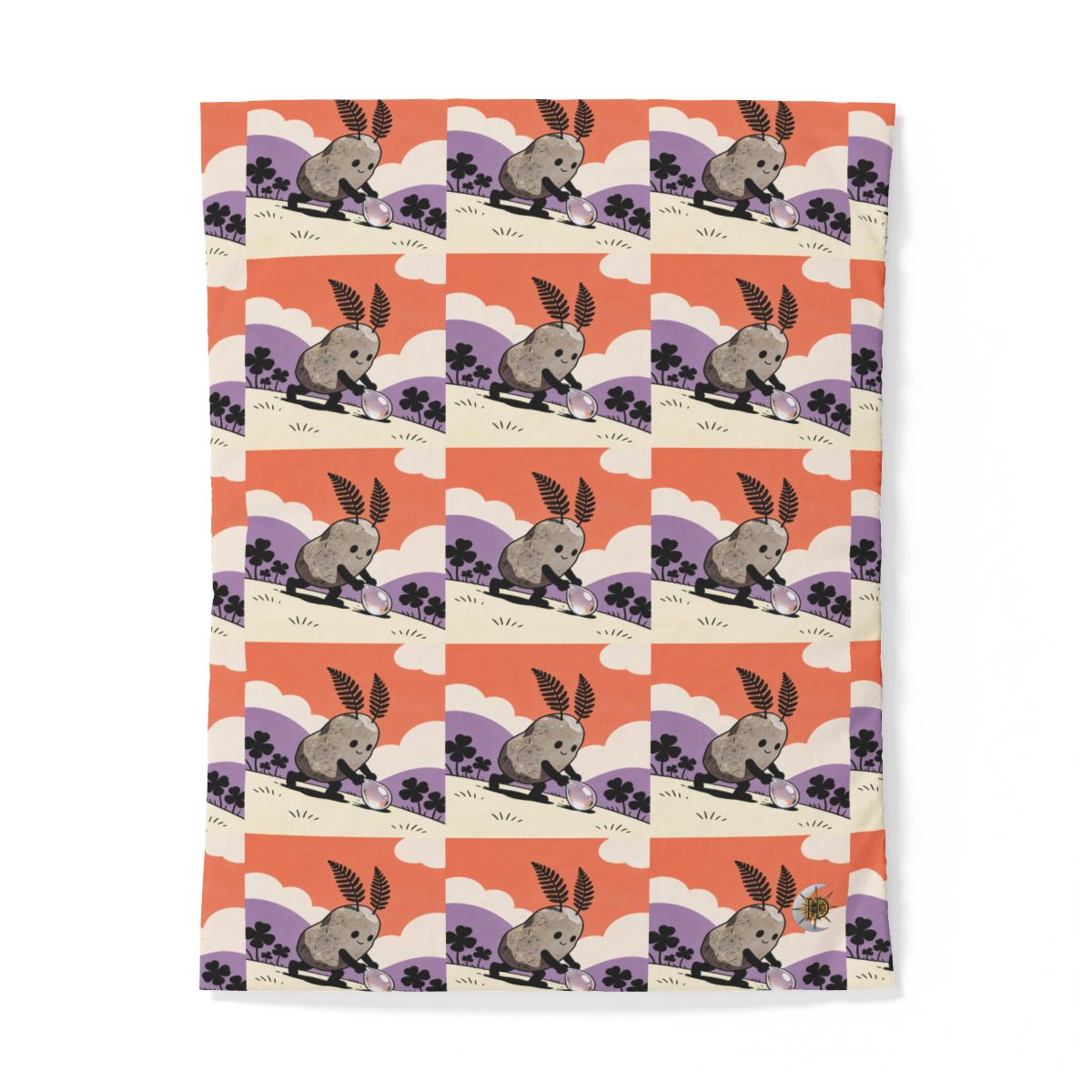 HD Pebble Gardener 100% Cotton Duvet Cover — additional view