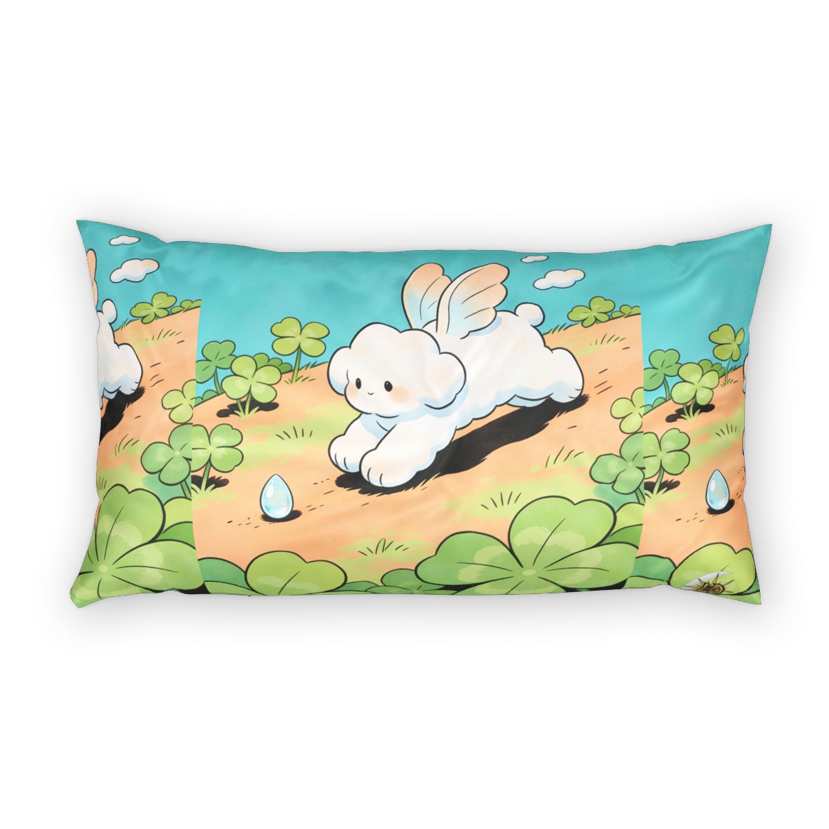 HD Cloud Meadow 100% Cotton Pillow Sham — additional view