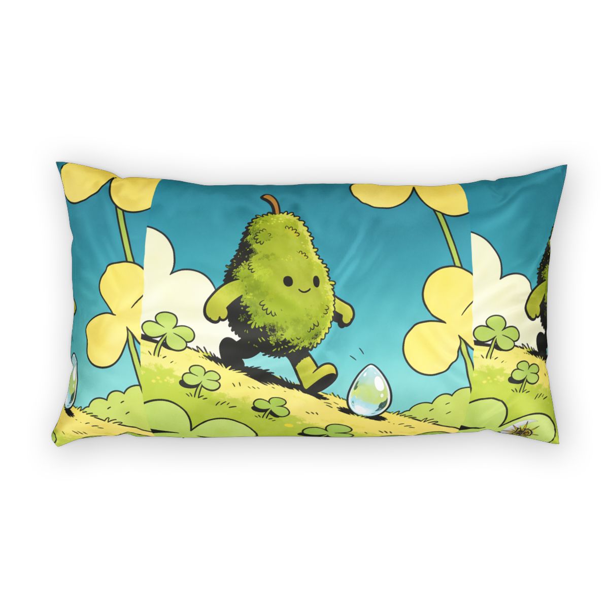 HD Dewdrop Rambler 100% Cotton Pillow Sham — additional view