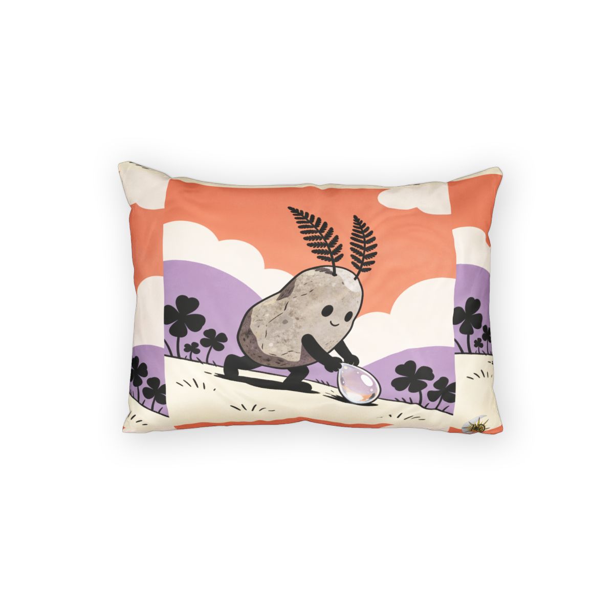 HD Pebble Gardener 100% Cotton Pillow Sham