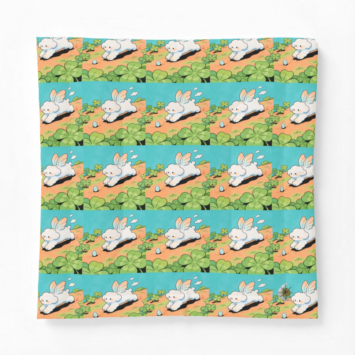 HD Cloud Meadow Cotton-Shell Comforter — additional view