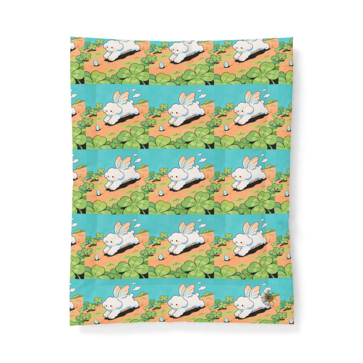 HD Cloud Meadow Cotton-Shell Comforter — additional view