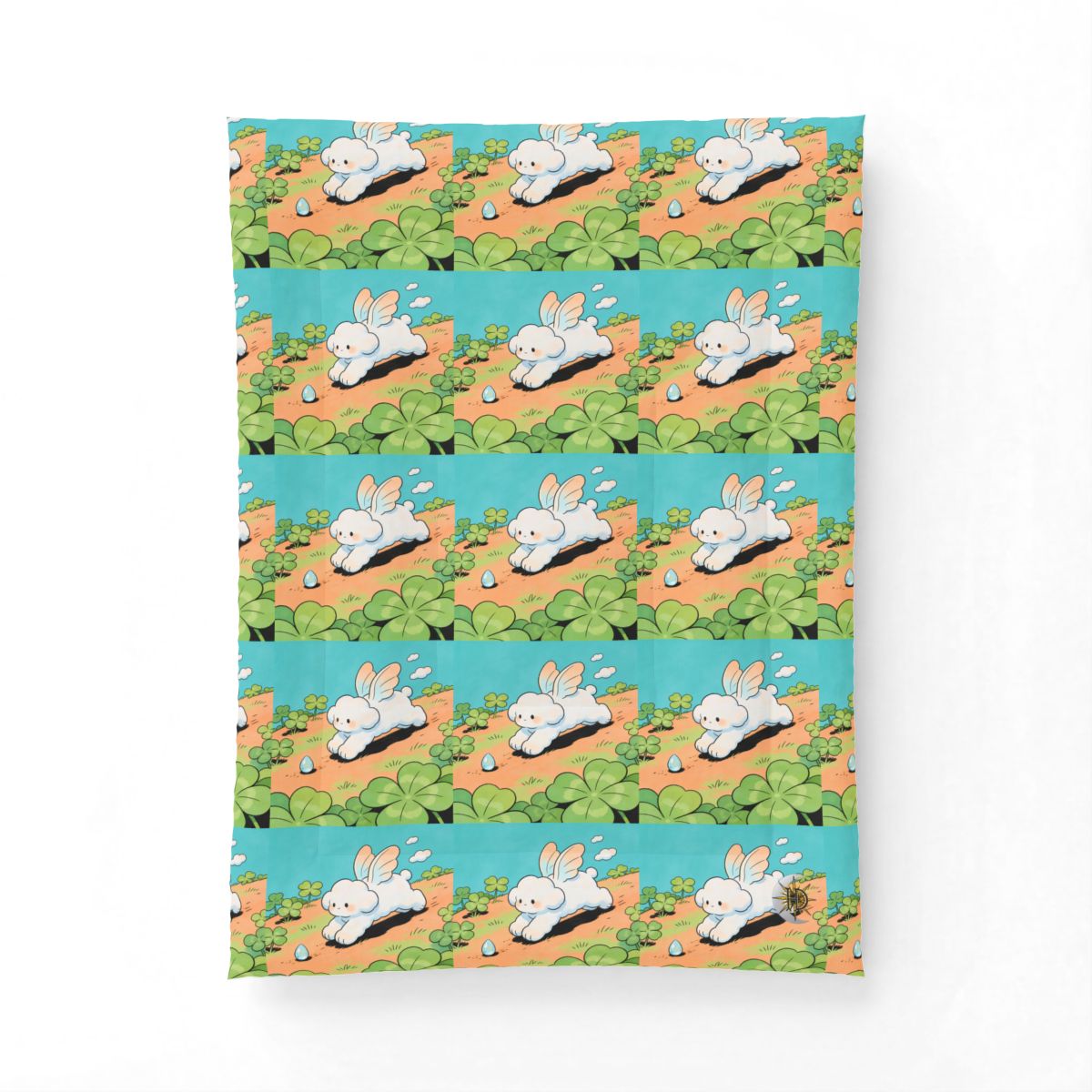 HD Cloud Meadow Cotton-Shell Comforter — additional view