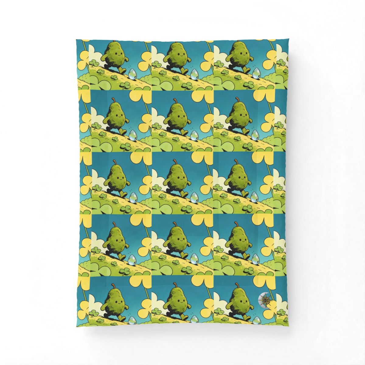 HD Dewdrop Rambler Cotton-Shell Comforter — additional view
