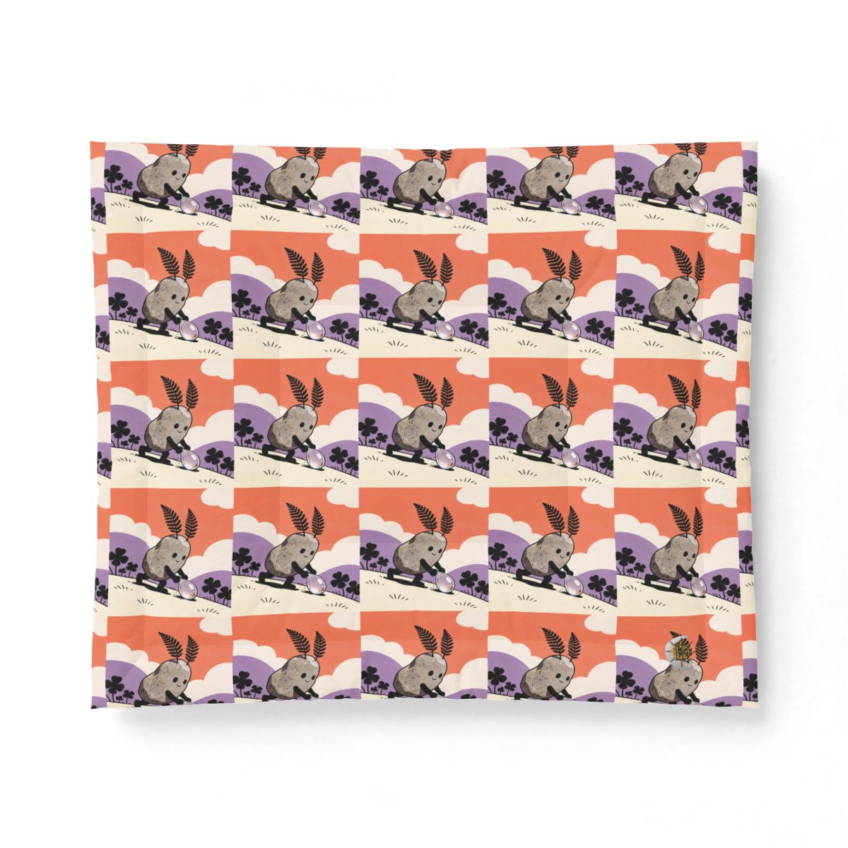 HD Pebble Gardener Cotton-Shell Comforter