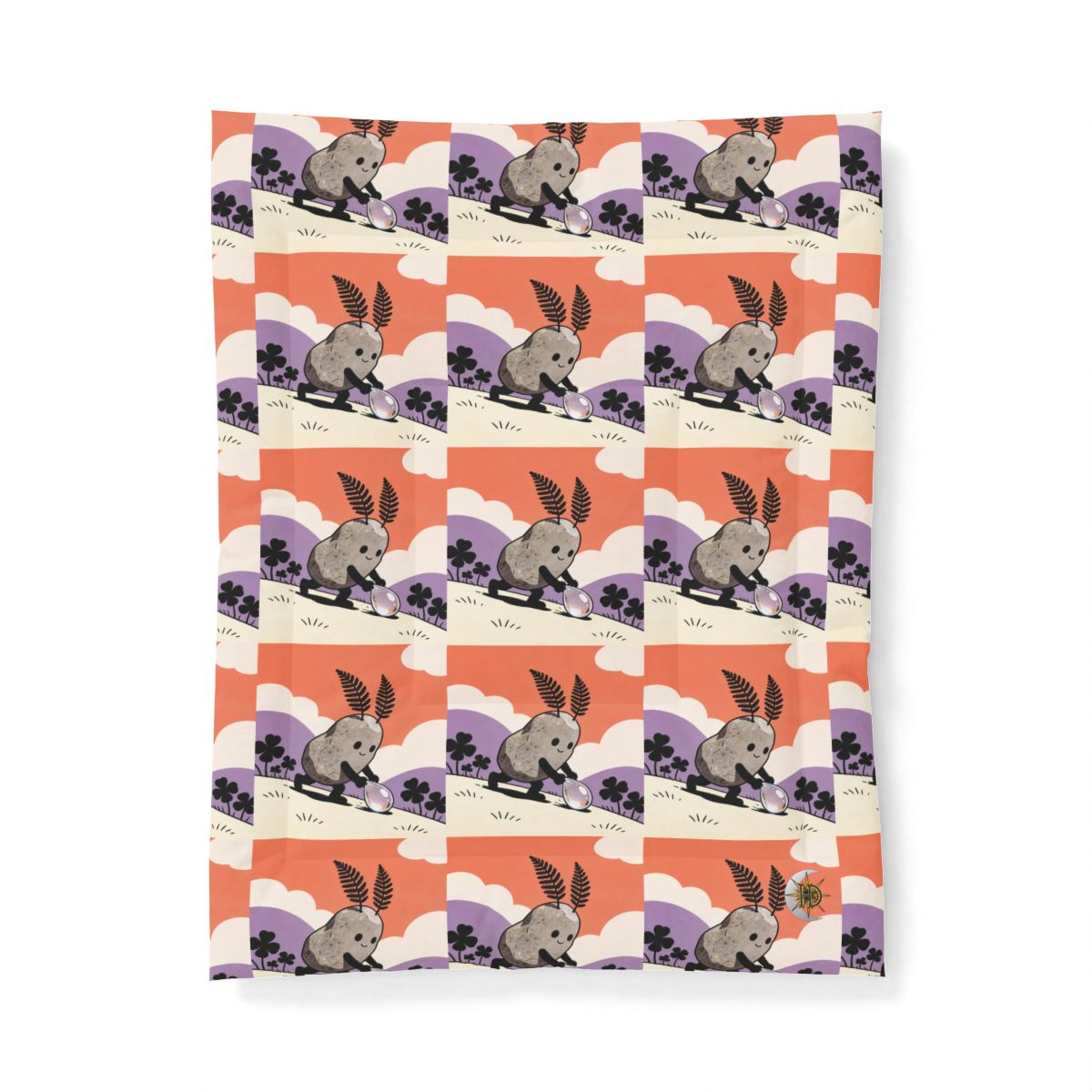 HD Pebble Gardener Cotton-Shell Comforter — additional view