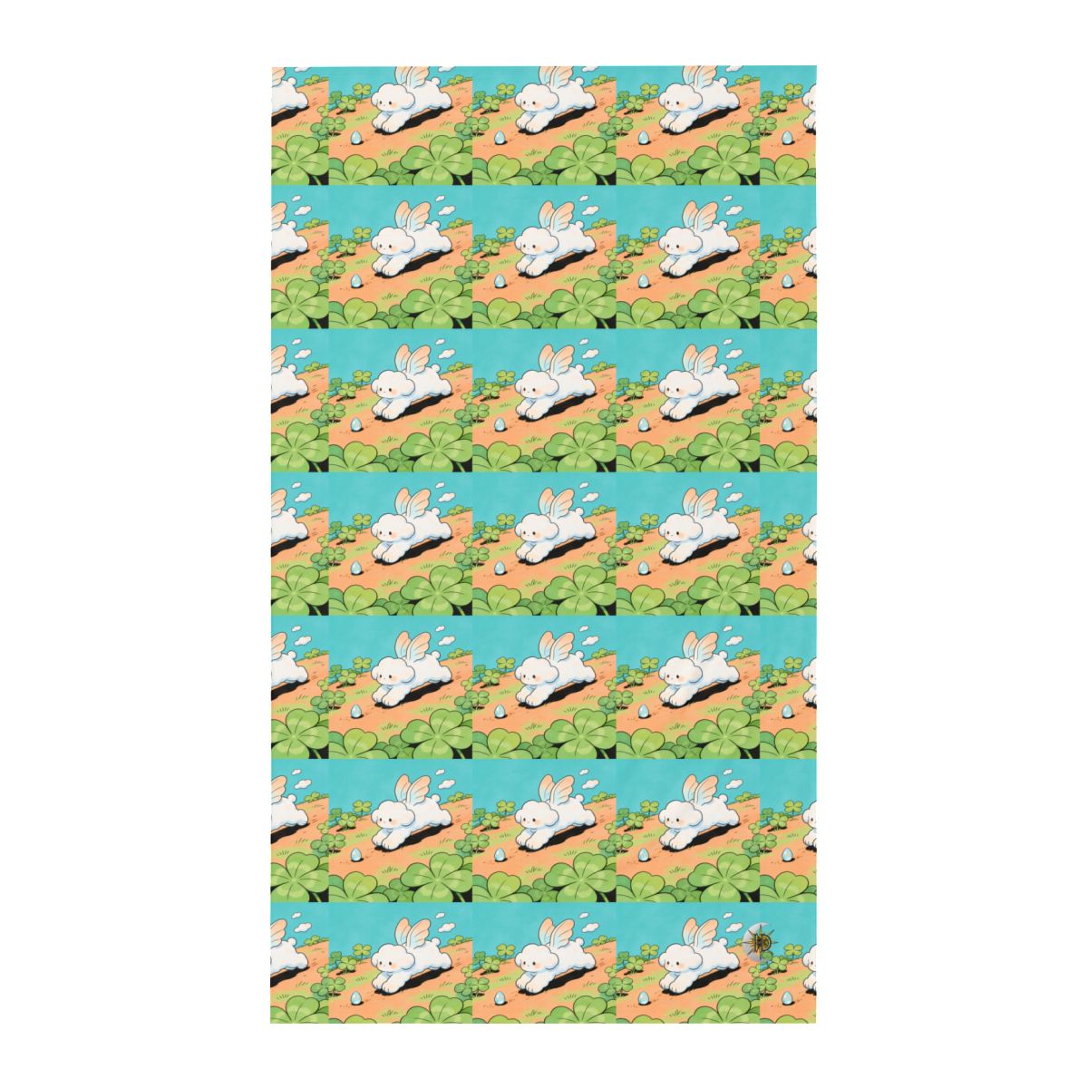HD Cloud Meadow Twin Jersey Flat Sheet