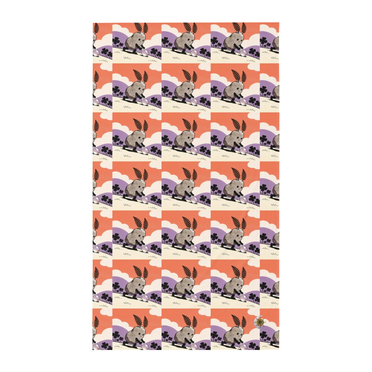 HD Pebble Gardener Twin Jersey Flat Sheet