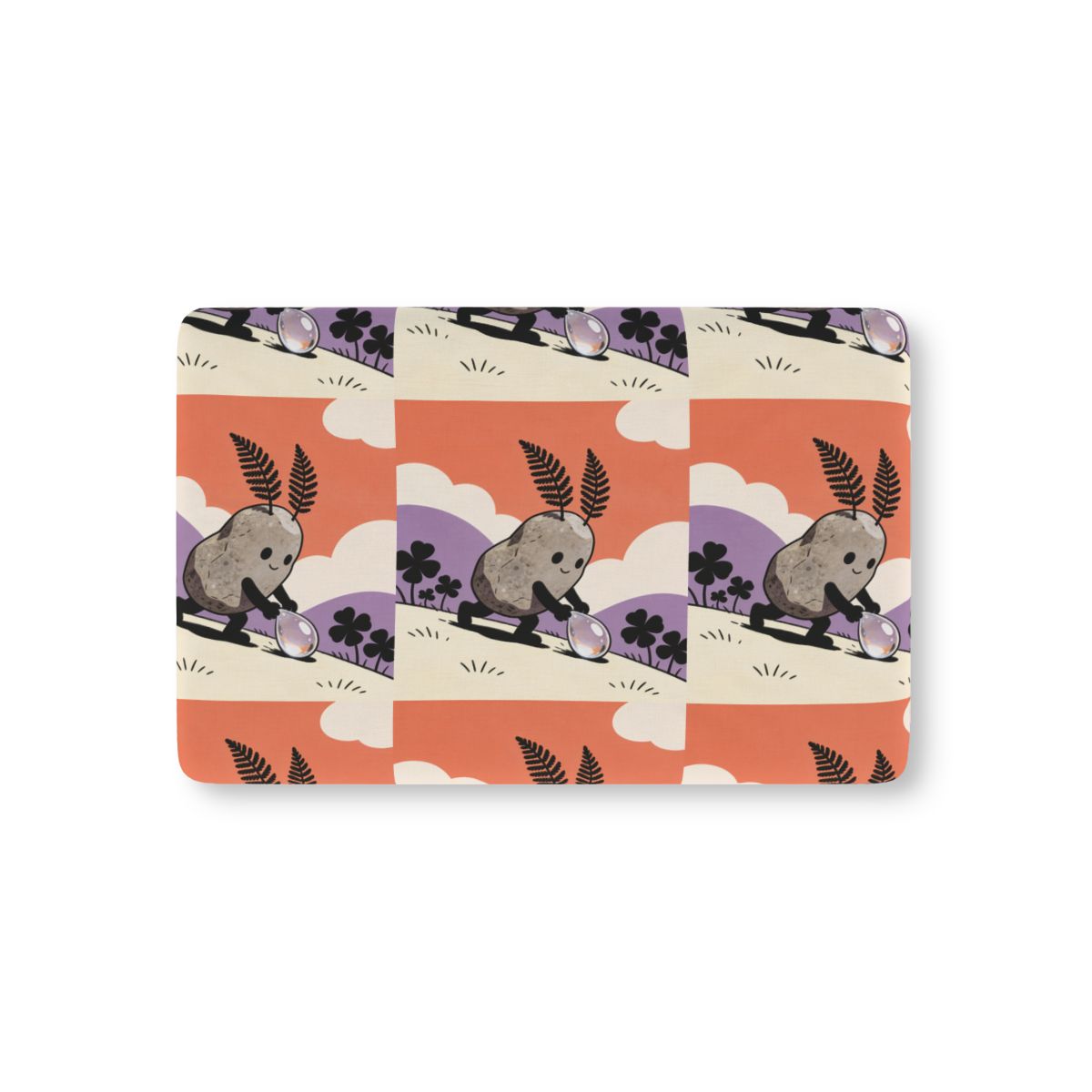 HD Pebble Gardener Fitted Crib Sheet