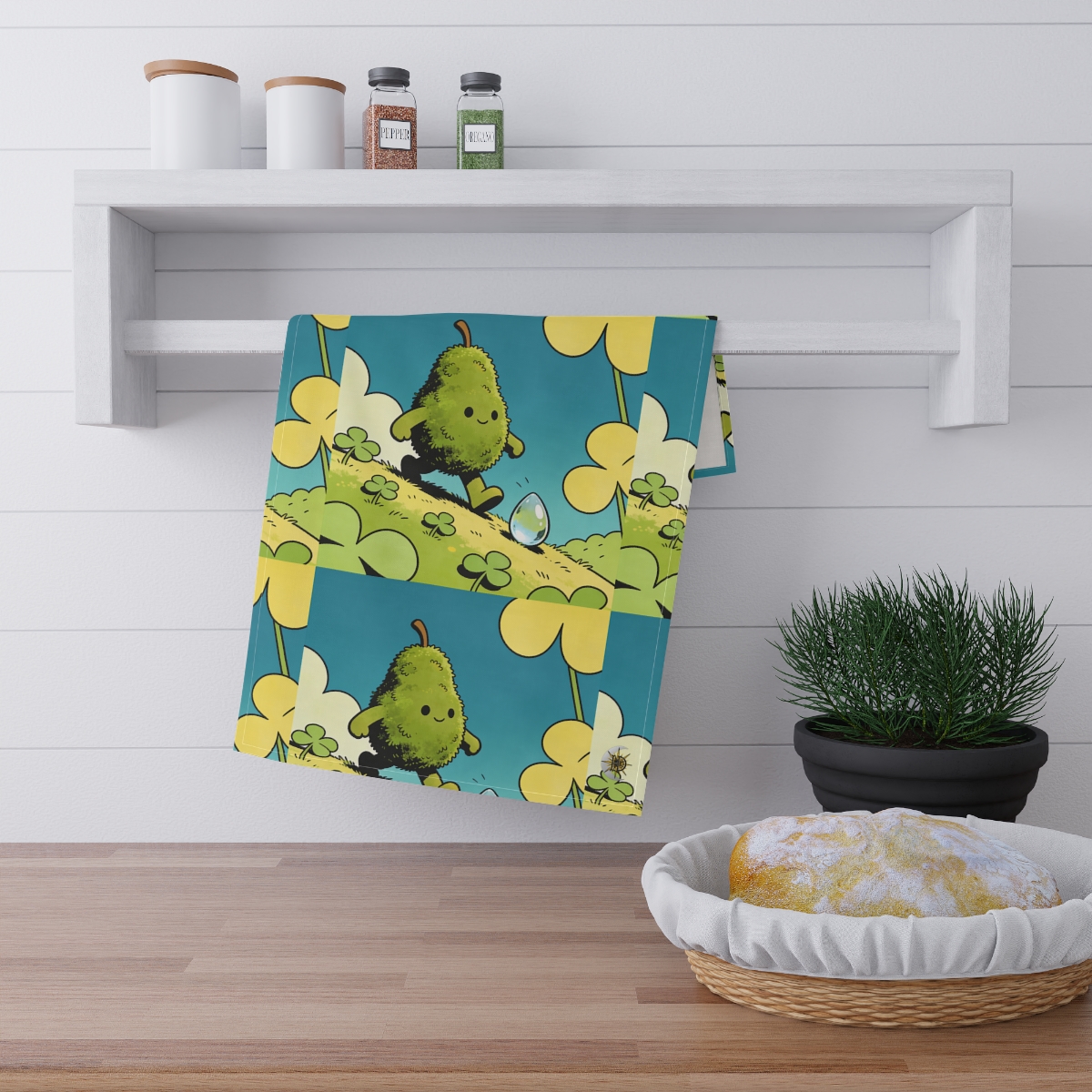 HD Dewdrop Rambler 100% Cotton Twill Tea Towel