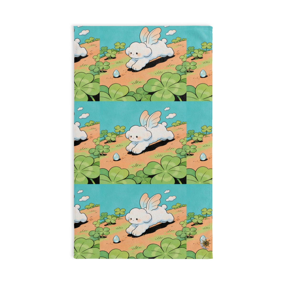 HD Cloud Meadow Printed Hand Towel