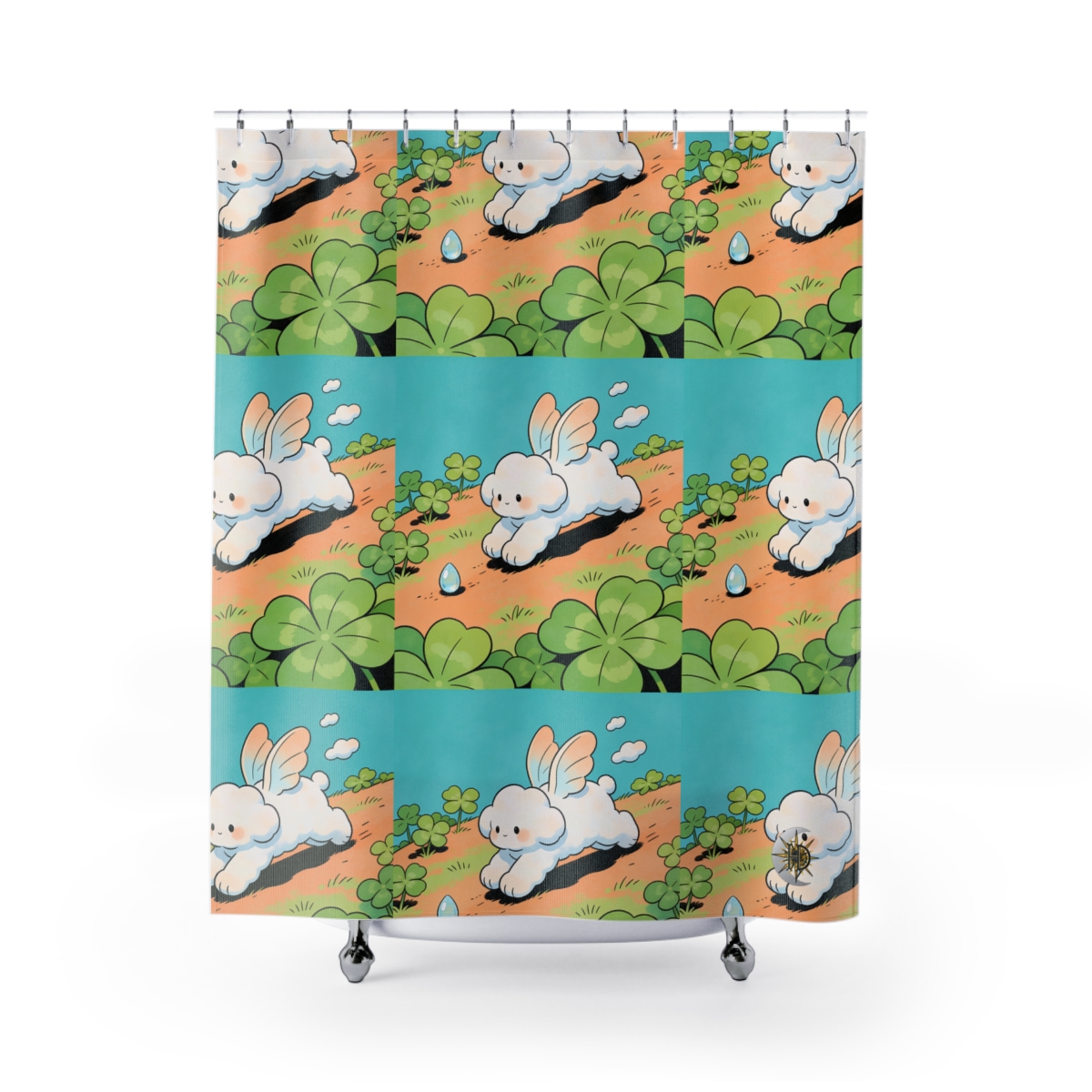 HD Cloud Meadow Shower Curtain