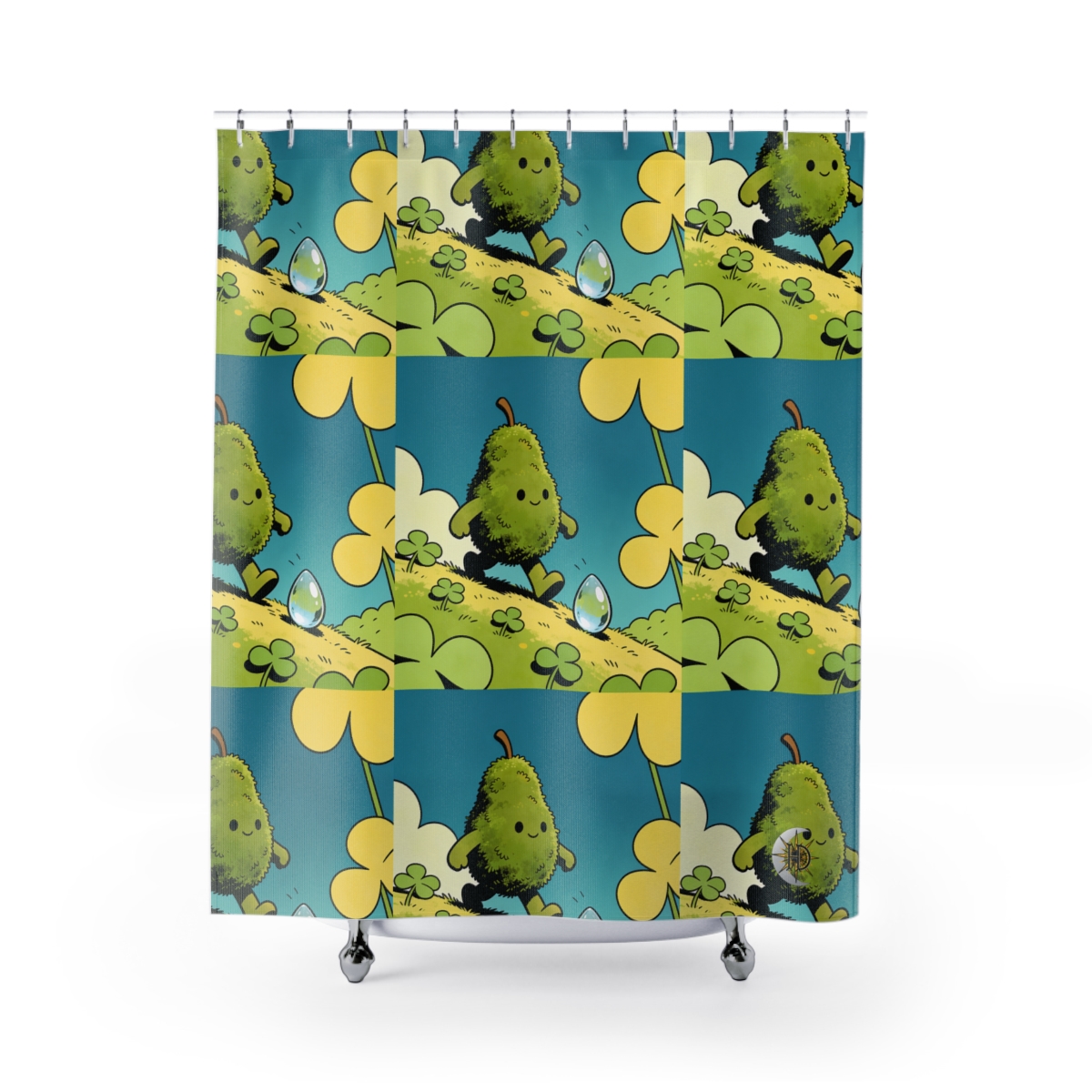 HD Dewdrop Rambler Shower Curtain