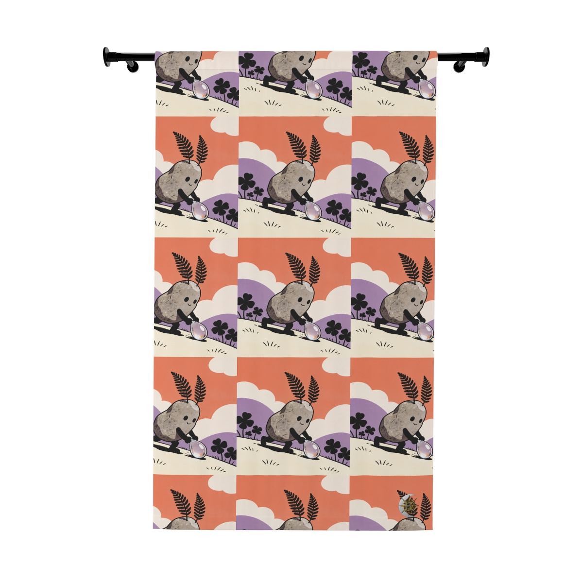 HD Pebble Gardener Blackout Window Curtain Panel