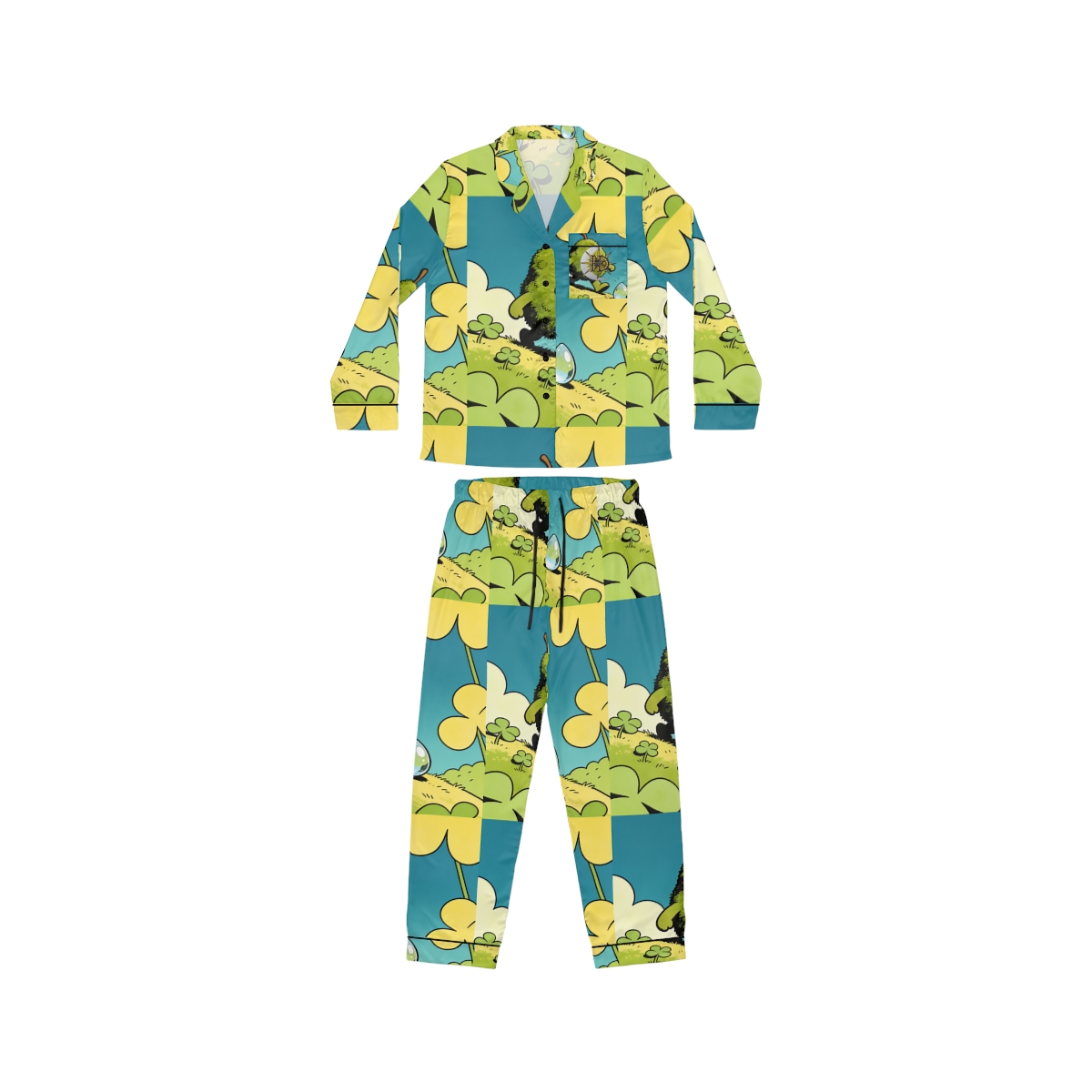 HD Dewdrop Rambler Women’s Satin Pajama Set