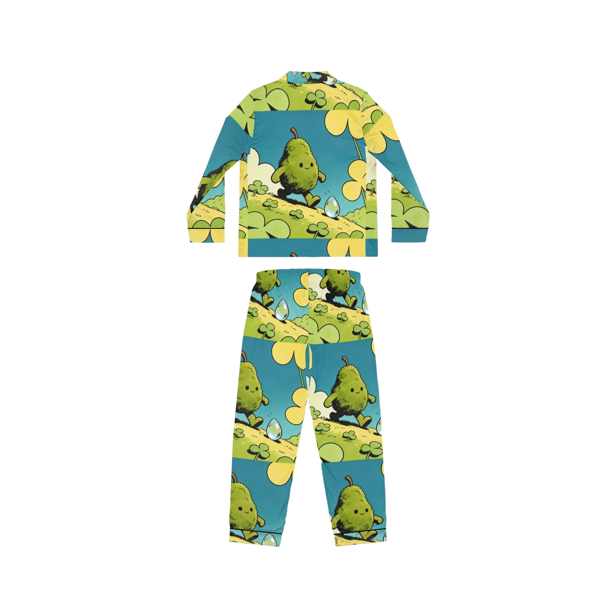 HD Dewdrop Rambler Women’s Satin Pajama Set — additional view