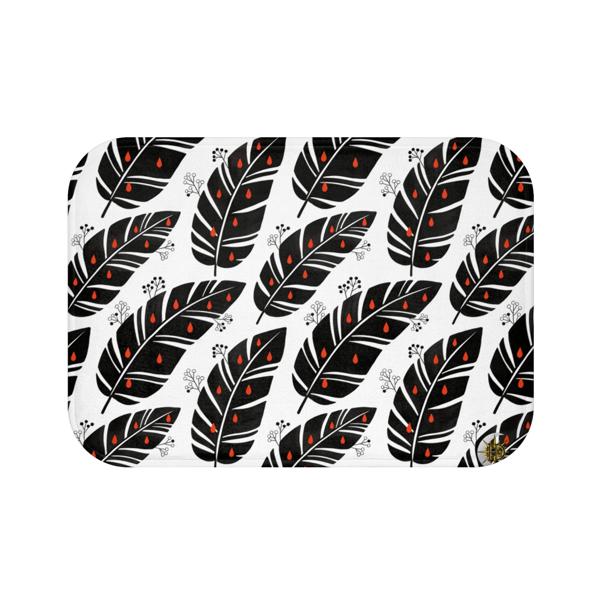 HD Emberleaf Memory-Foam Bath Mat — additional view