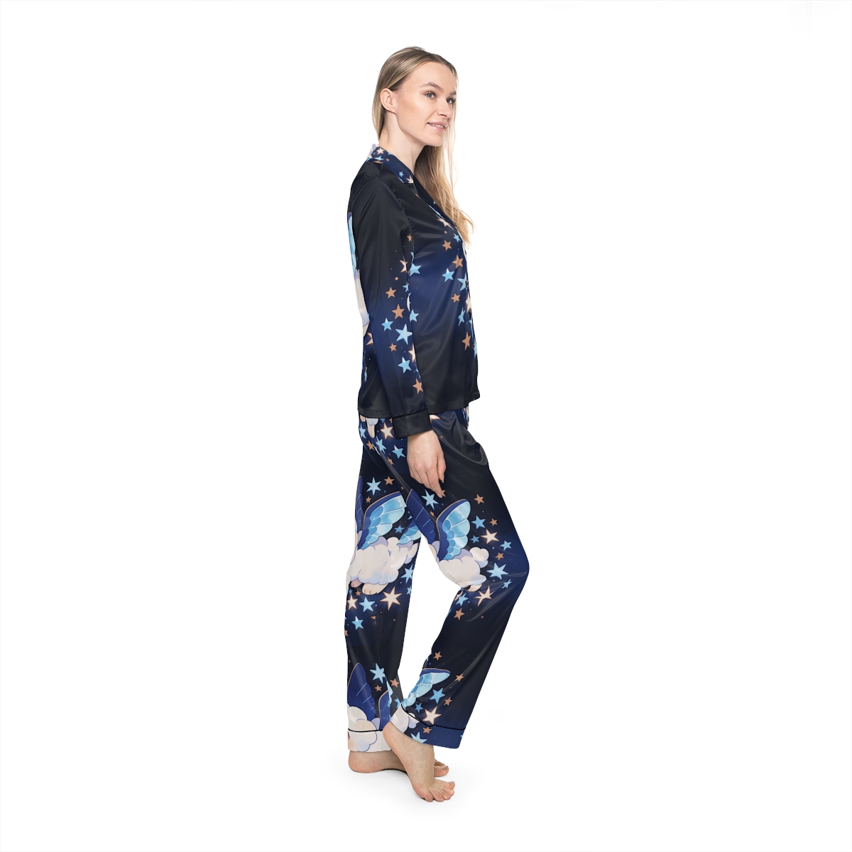 HD Starcloud Companion Women’s Satin Pajama Set — additional view