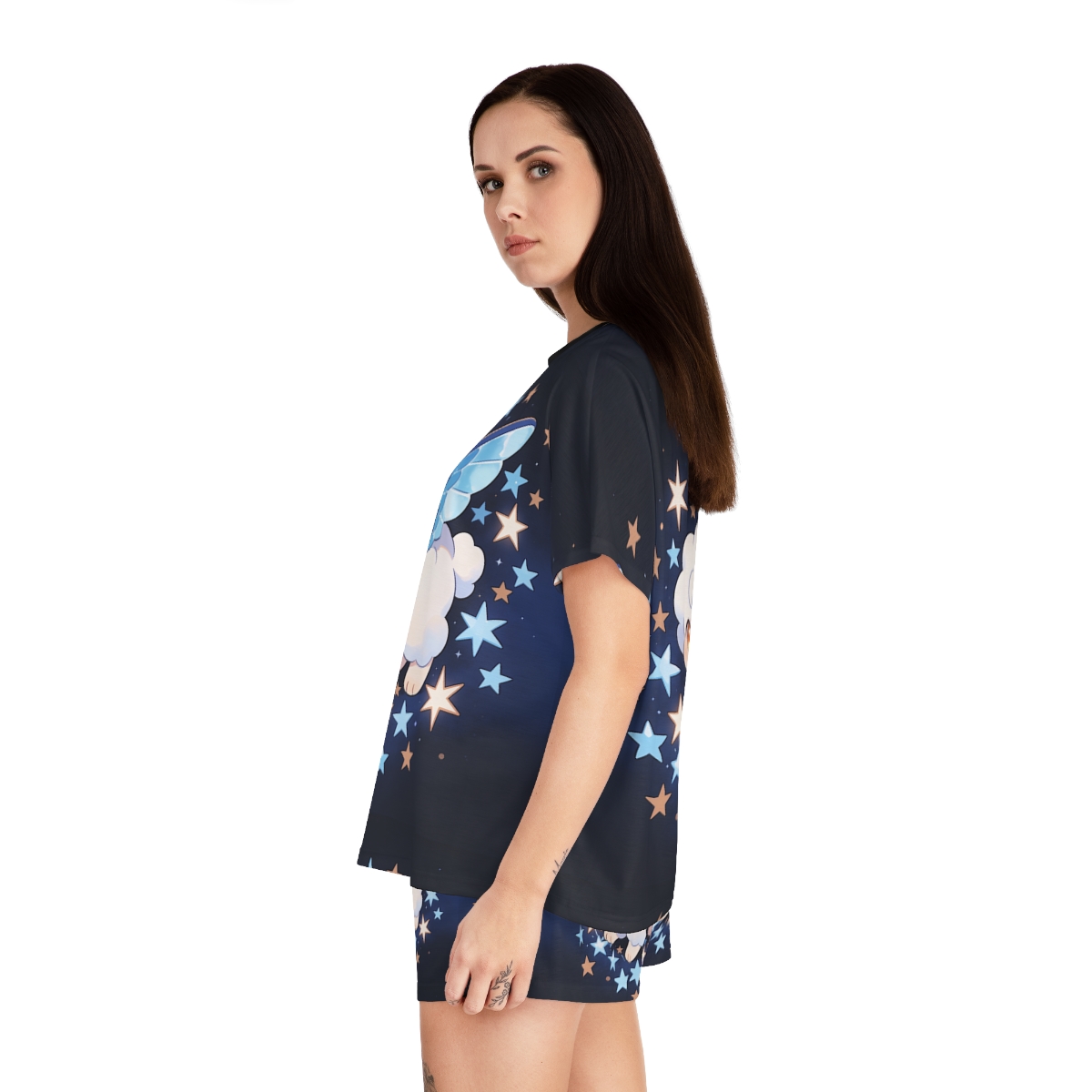 HD Starcloud Companion Women’s Short Pajama Set — additional view