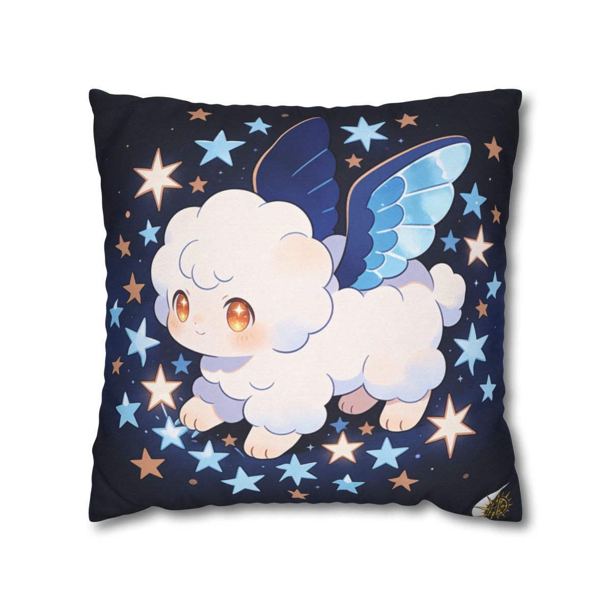 HD Starcloud Companion Square Polyester Pillow Cover — additional view