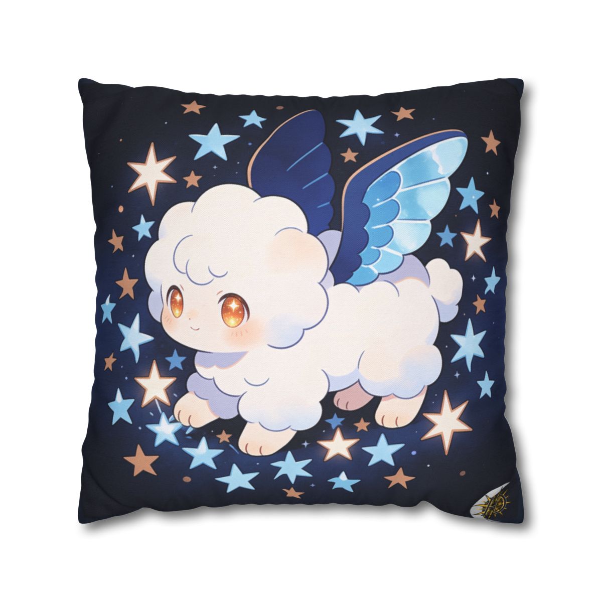 HD Starcloud Companion Square Polyester Pillow Cover — additional view