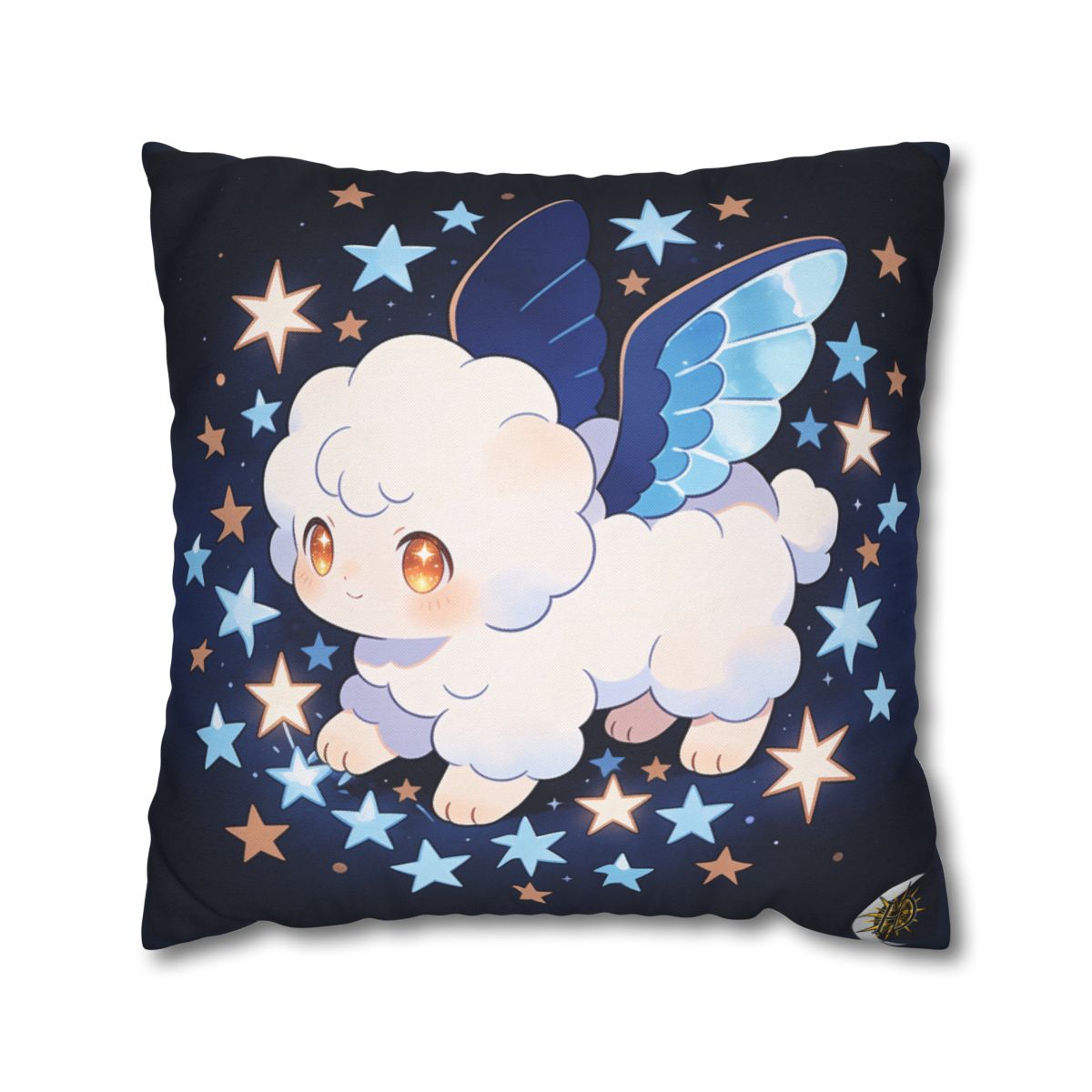 HD Starcloud Companion Square Polyester Pillow Cover — additional view