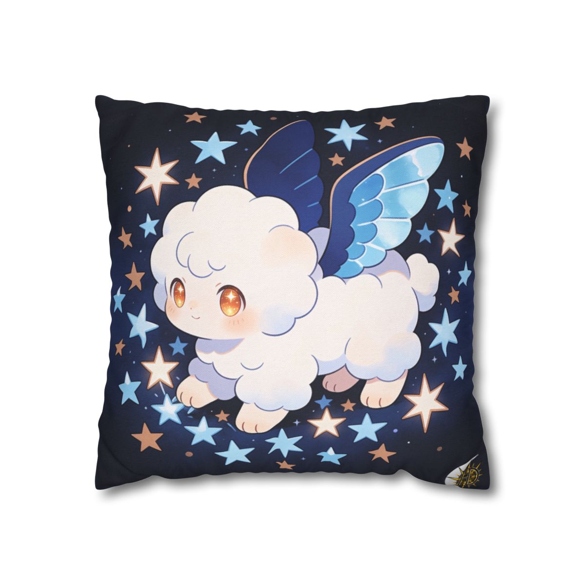HD Starcloud Companion Square Polyester Pillow Cover — additional view