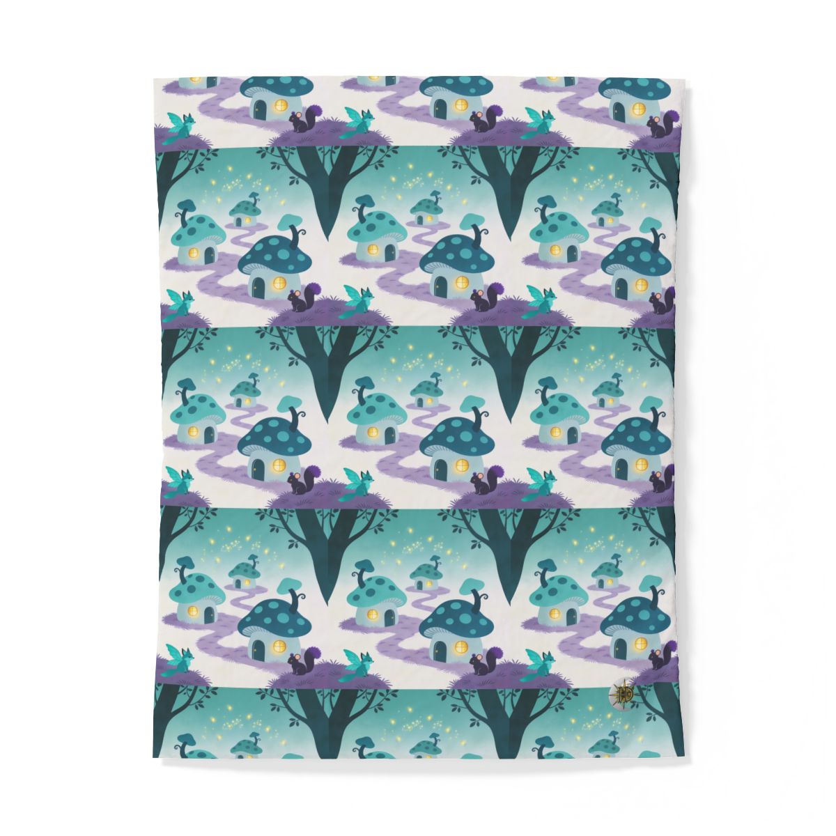 HD Firefly Mushroom Lane 100% Cotton Duvet Cover