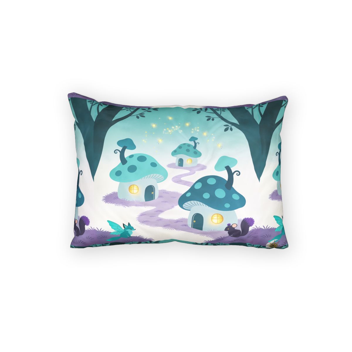 HD Firefly Mushroom Lane 100% Cotton Pillow Sham