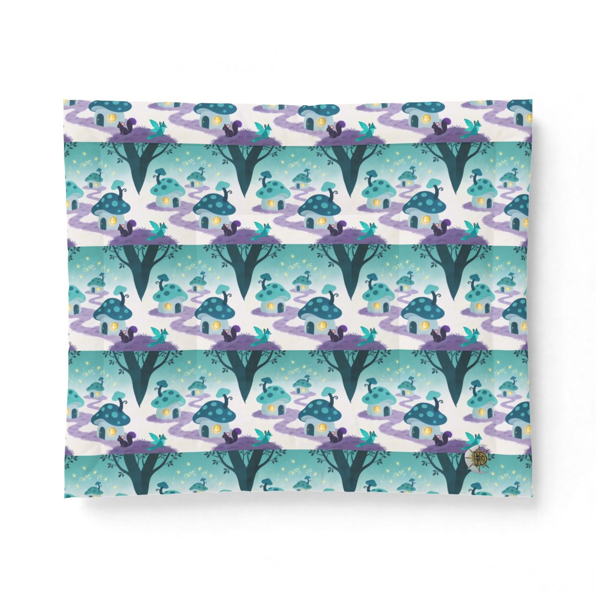 HD Firefly Mushroom Lane Cotton-Shell Comforter
