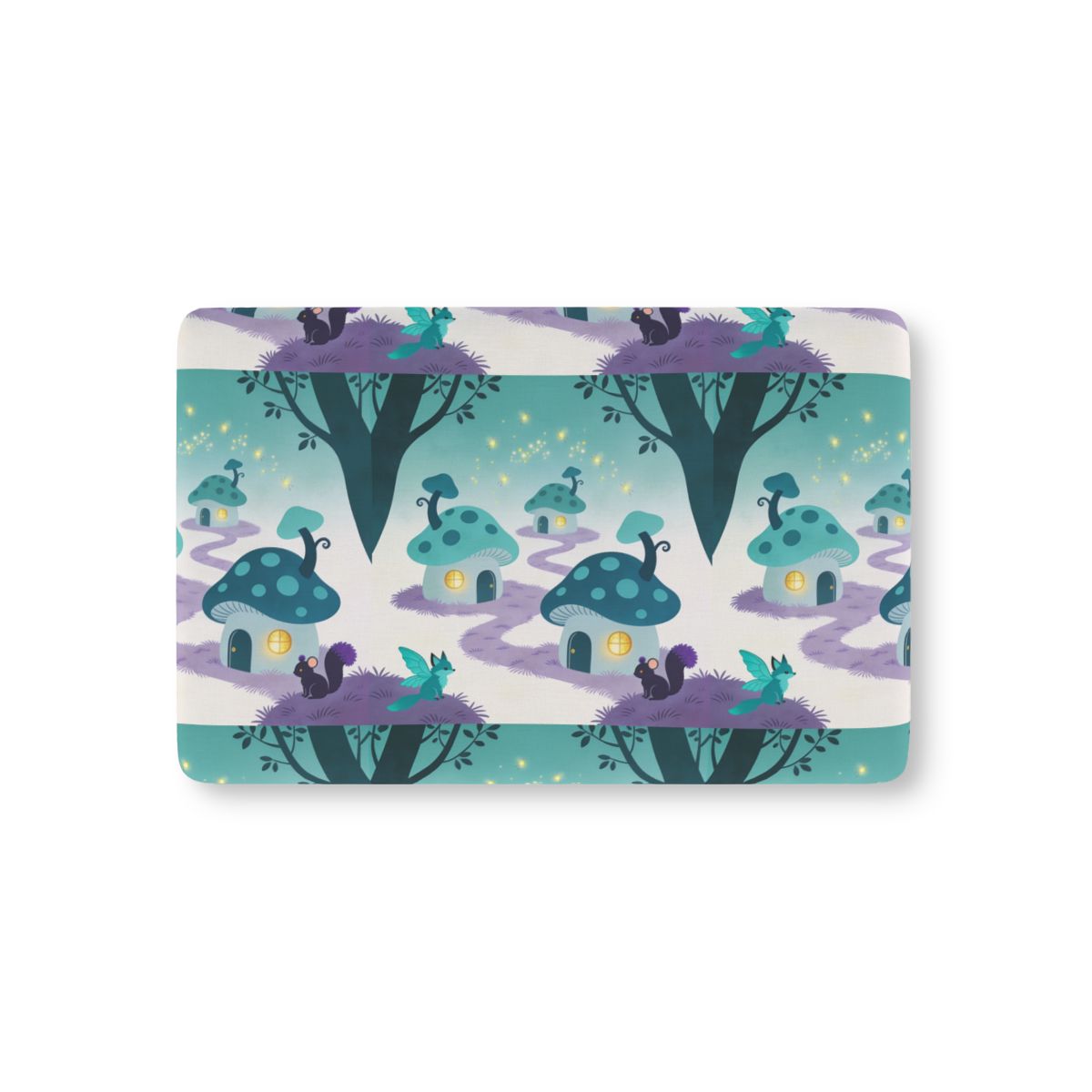 HD Firefly Mushroom Lane Fitted Crib Sheet